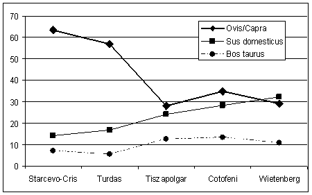 Fluctuaţia speciilor pe niveluri / The species oscillations throughout levels