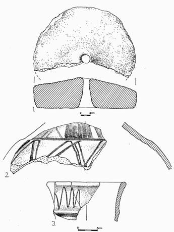 Fig. 4. Miercurea Sibiului-Petriş. Inventarul gropii rituale Gr 4b. 