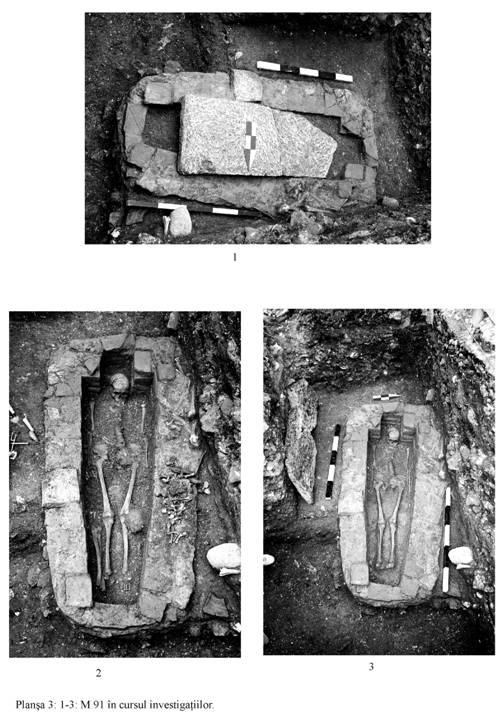 plansa 3 morminte in cursul investigatiilor