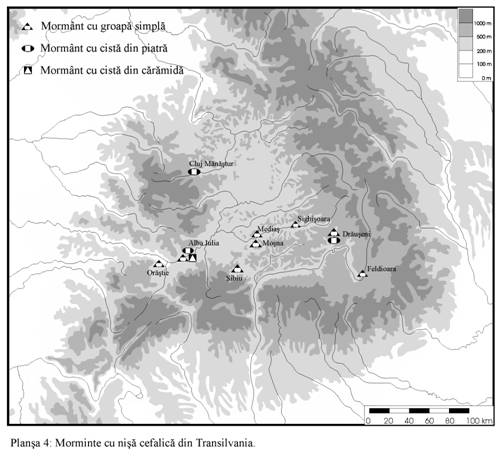 plansa 4 . morminte cu nisa cefalica din transilvania